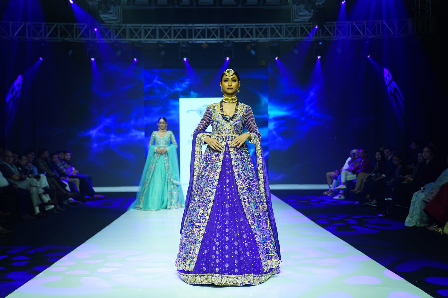 Alluring purple Lehenga